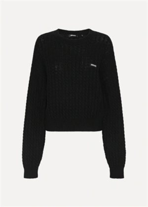 Salita cable sweater Black ROTATE